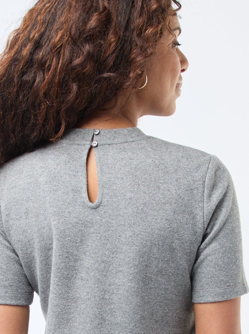 Robe droite en maille doudou - Kiabi