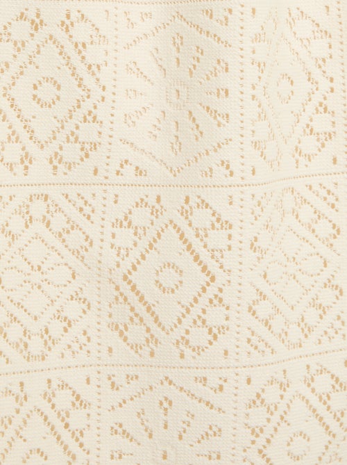 Robe en maille crochet avec bretelles non réglable - Kiabi Robe en maille crochet avec bretelles non réglable - Kiabi