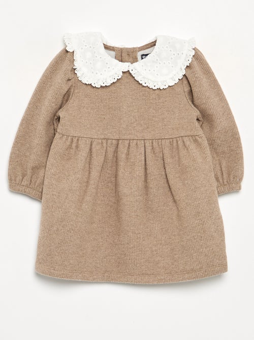 Robe en maille et à manches longues - Kiabi Robe en maille et à manches longues - Kiabi