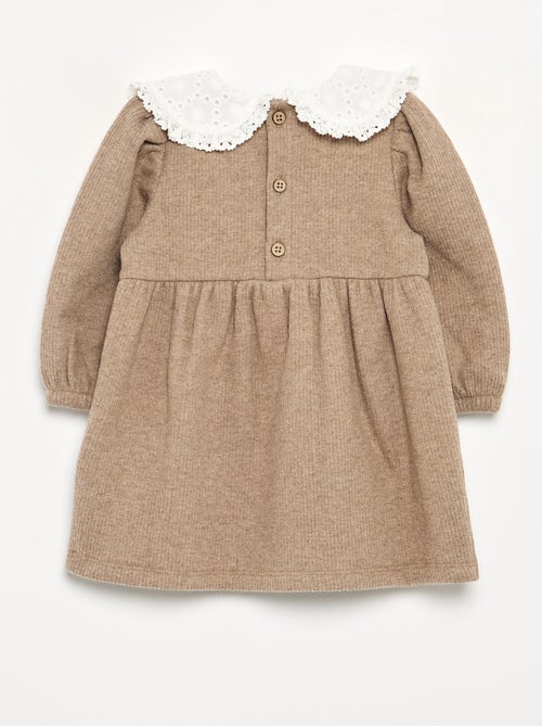 Robe en maille et à manches longues - Kiabi Robe en maille et à manches longues - Kiabi