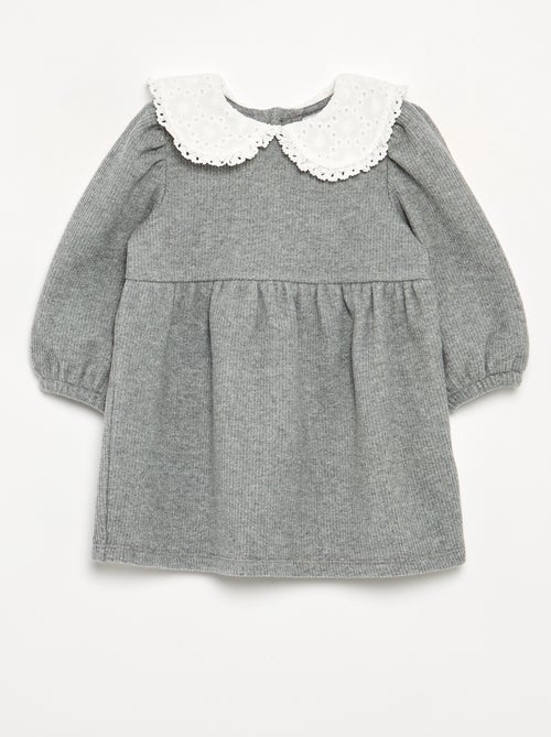 Robe en maille et à manches longues - Kiabi Robe en maille et à manches longues - Kiabi