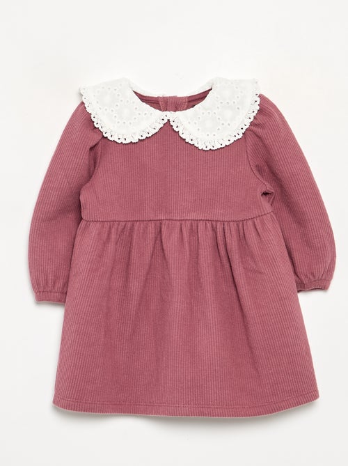 Robe en maille et à manches longues - Kiabi Robe en maille et à manches longues - Kiabi