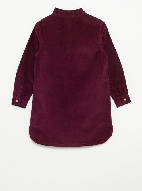 Robe en velours côtelé - Kiabi