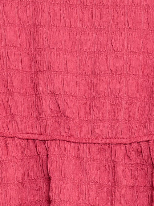 Robe légère unie à manches courtes - Kiabi