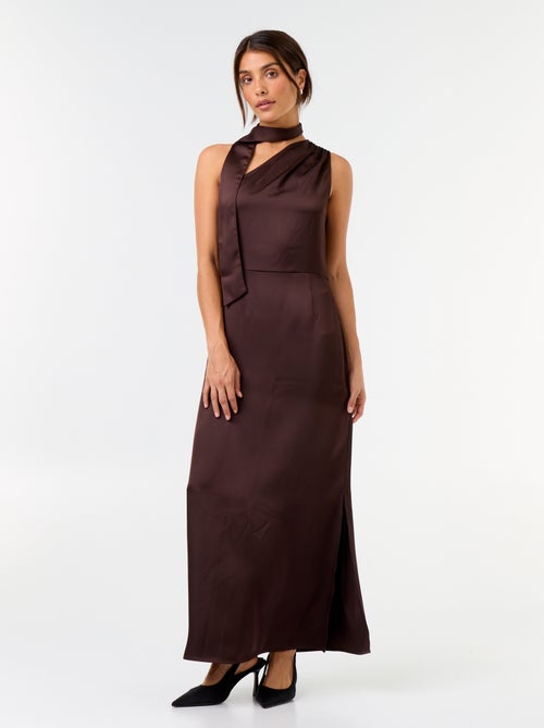 Robe longue à la coupe asymétrique - Kiabi