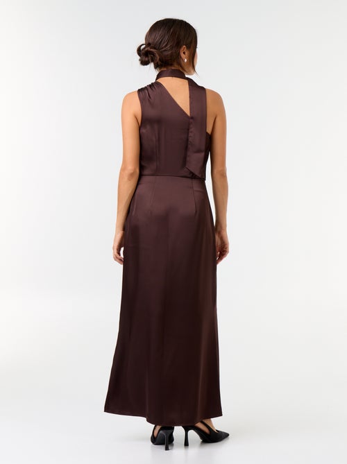 Robe longue à la coupe asymétrique - Kiabi
