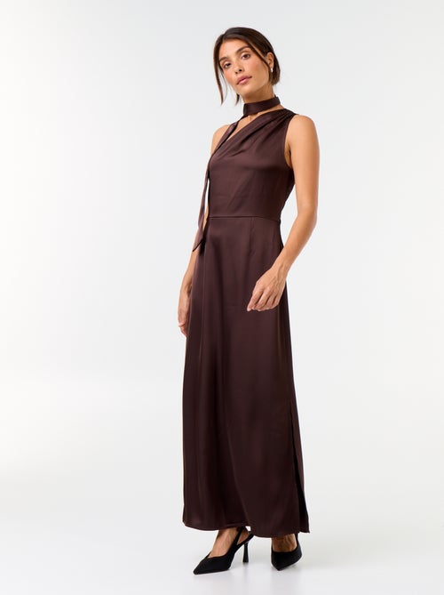 Robe longue à la coupe asymétrique - Kiabi