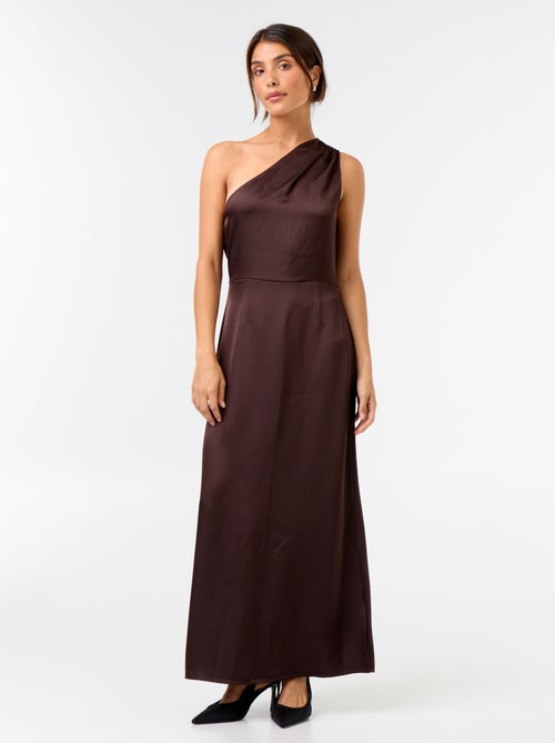Robe longue à la coupe asymétrique - Kiabi