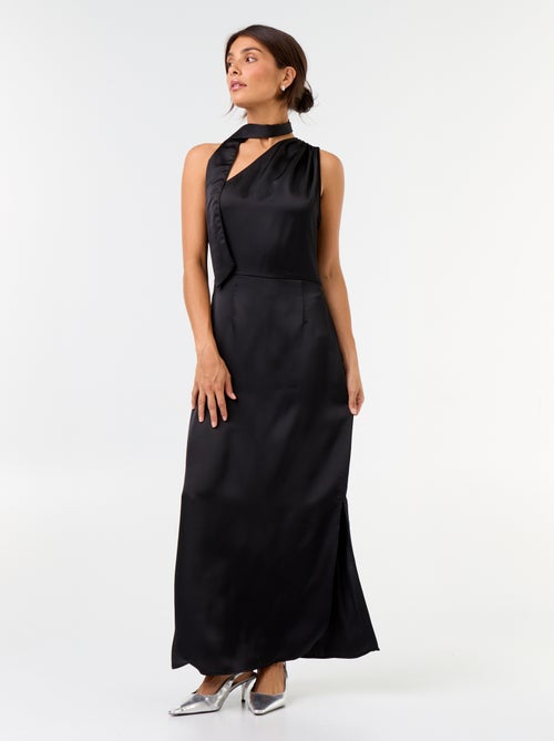 Robe longue à la coupe asymétrique - Kiabi