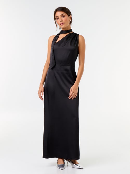 Robe longue à la coupe asymétrique - Kiabi