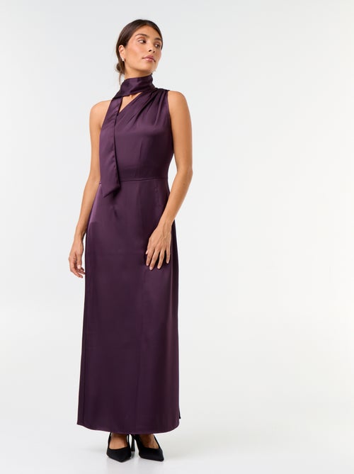 Robe longue à la coupe asymétrique - Kiabi