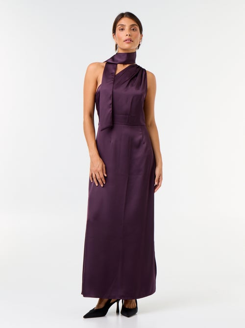 Robe longue à la coupe asymétrique - Kiabi