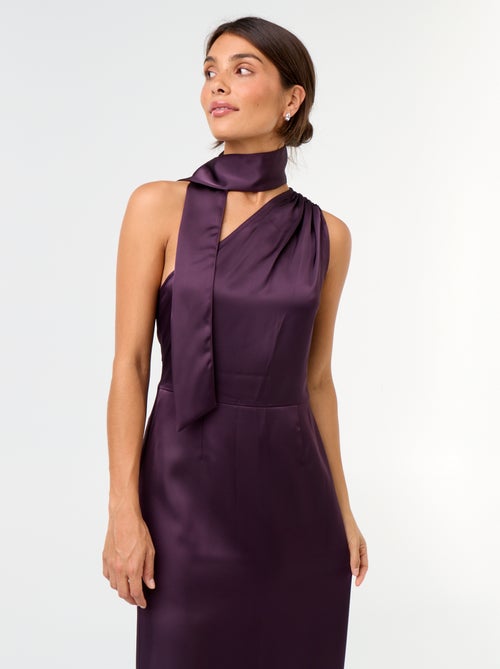 Robe longue à la coupe asymétrique - Kiabi