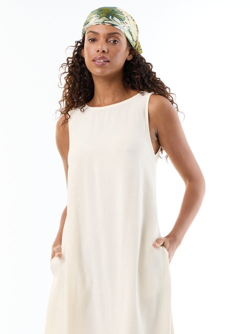 Robe longue coupe ample - Kiabi