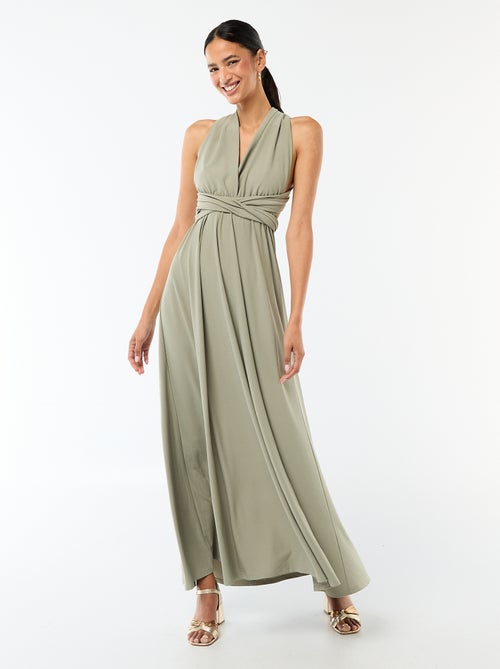 Robe longue multipositions - Kiabi