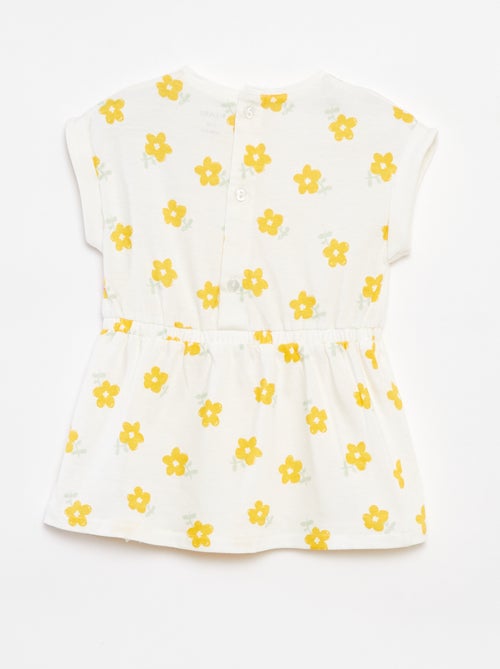 Robe manches courtes en jersey - Kiabi