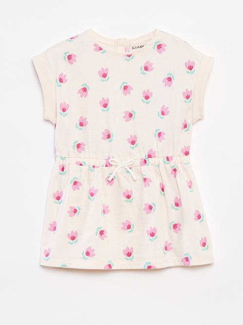 Robe manches courtes en jersey - Kiabi