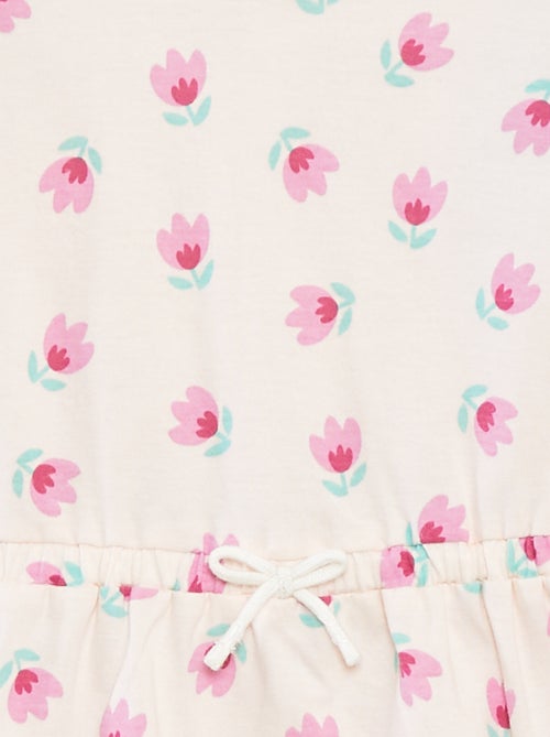 Robe manches courtes en jersey - Kiabi