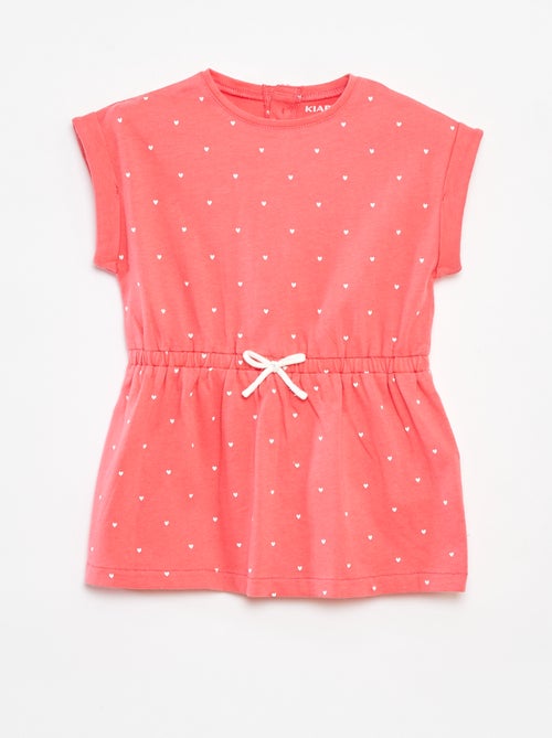 Robe manches courtes en jersey - Kiabi