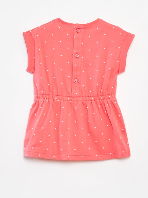 Robe manches courtes en jersey - Kiabi