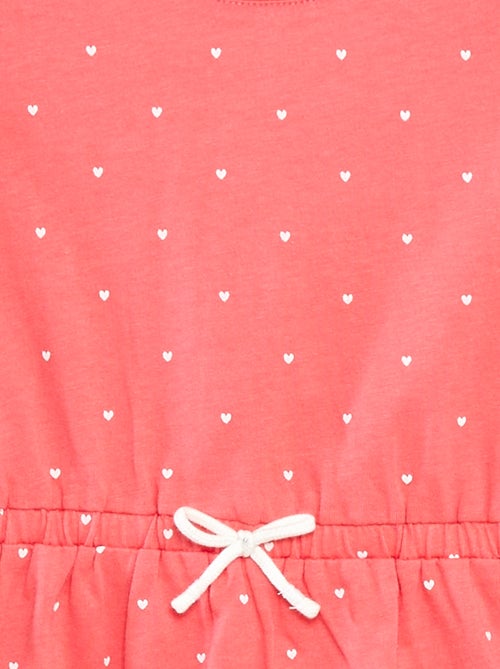 Robe manches courtes en jersey - Kiabi