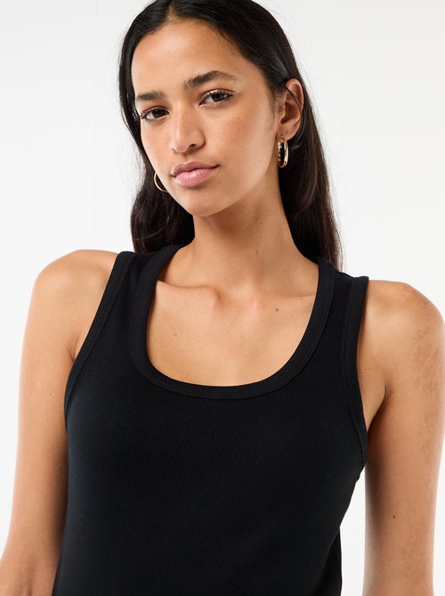 Robe midi type débardeur - Kiabi