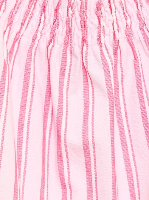 Robe rayée à bretelles - Kiabi