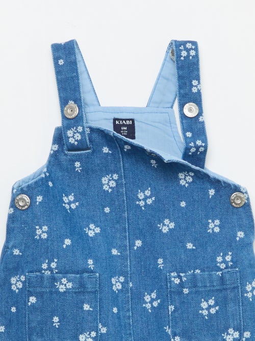 Robe salopette à motif - Kiabi