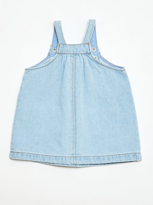 Robe salopette avec 2 poches plaquées devant - Kiabi