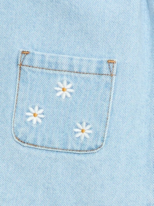 Robe salopette avec 2 poches plaquées devant - Kiabi
