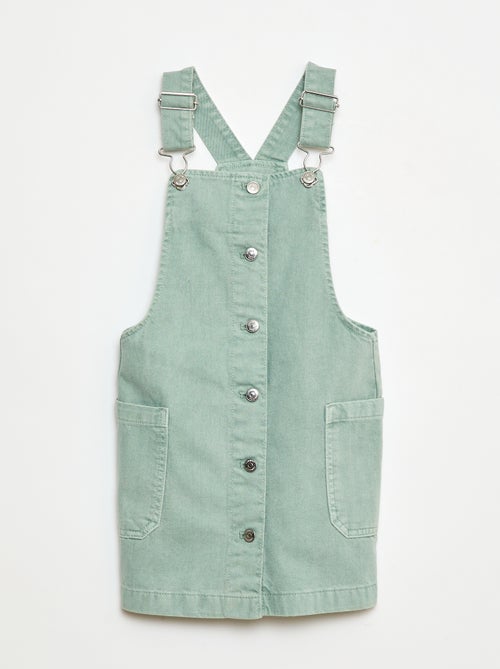 Robe salopette en jean - Kiabi
