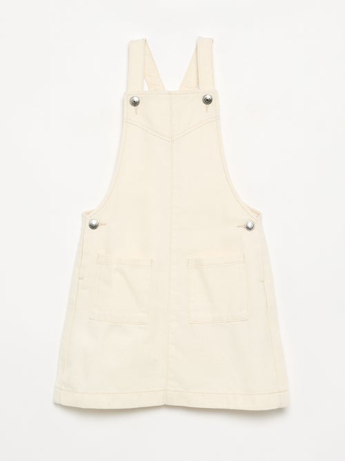Robe salopette en twill uni - Kiabi Robe salopette en twill uni - Kiabi