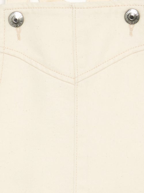 Robe salopette en twill uni - Kiabi Robe salopette en twill uni - Kiabi