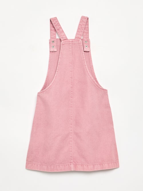 Robe salopette en twill uni - Kiabi Robe salopette en twill uni - Kiabi