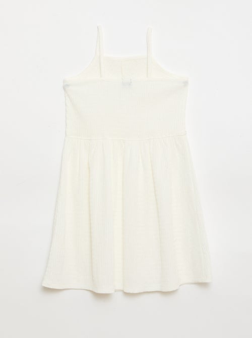 Robe smockée à fines bretelles - Kiabi