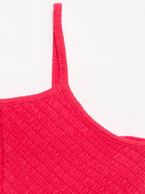 Robe smockée à fines bretelles - Kiabi