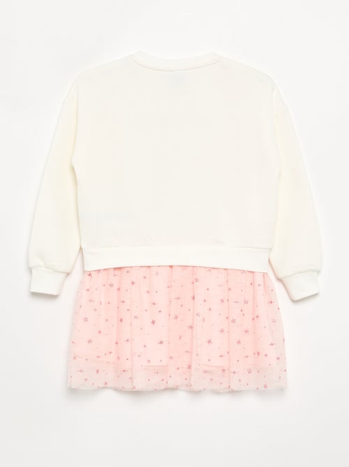 Robe sweat en molleton et tulle 'Gabby et la maison magique' - Kiabi