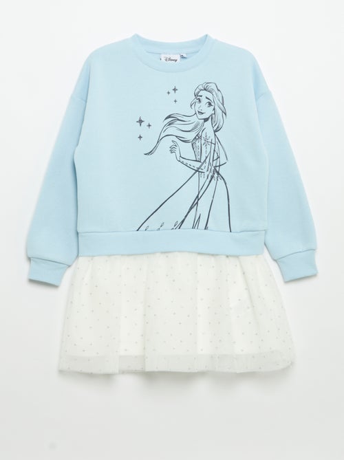 Robe sweat en molleton et tulle 'Minnie' 'Disney' - Kiabi
