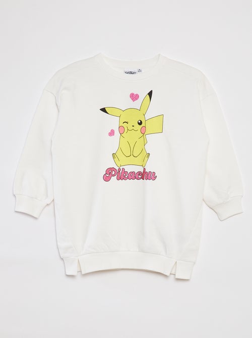 Robe sweat 'Pikachu' 'Pokémon' imprimée - Kiabi