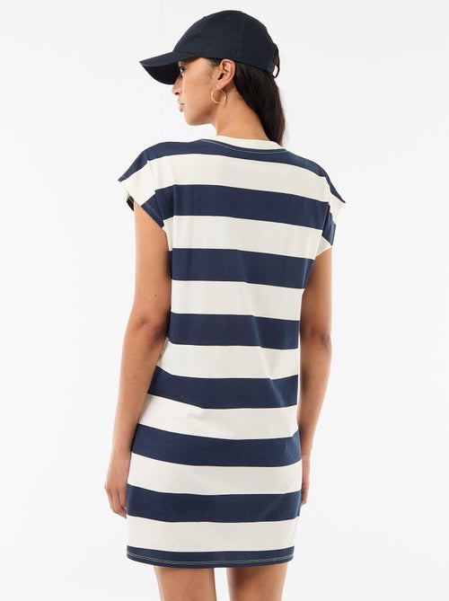 Robe t-shirt courte à manches corutes - Kiabi