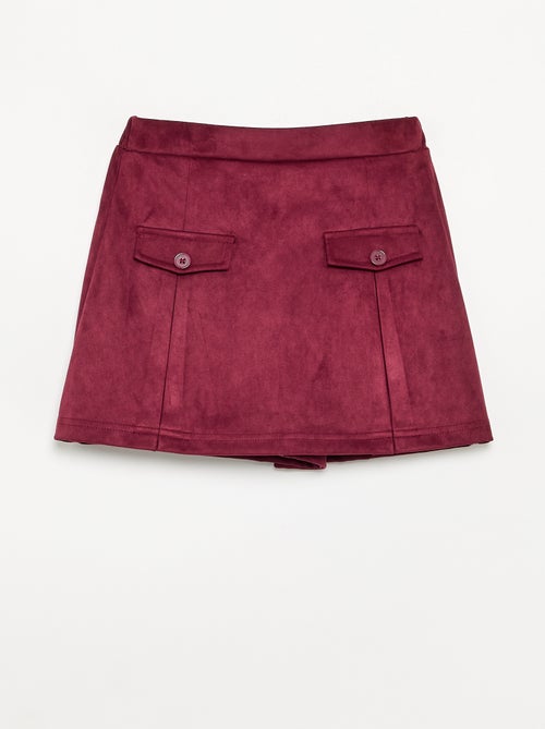 Rock-Short in Wildlederoptik - Kiabi
