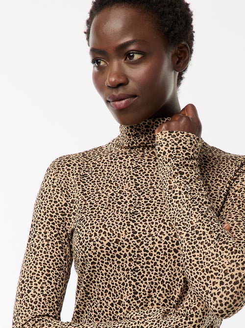 Roll-neck Long-Sleeved Top - Kiabi