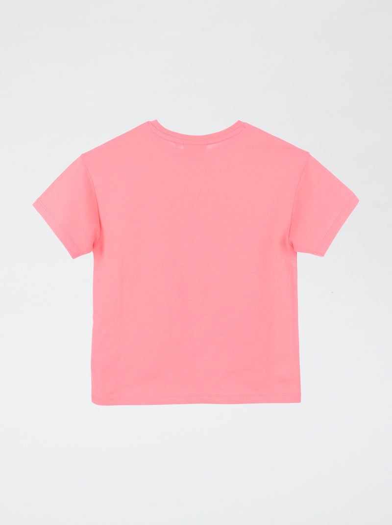 Rolling Stones' cotton print T-shirt Pink - Kiabi