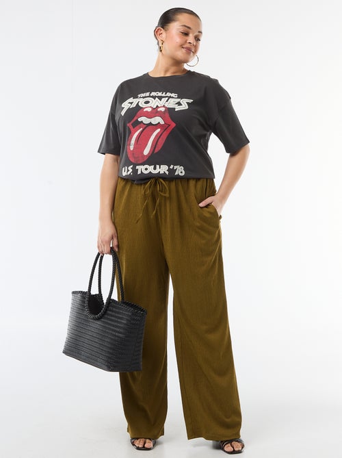 Rolling Stones Short-Sleeve T-Shirt - Kiabi