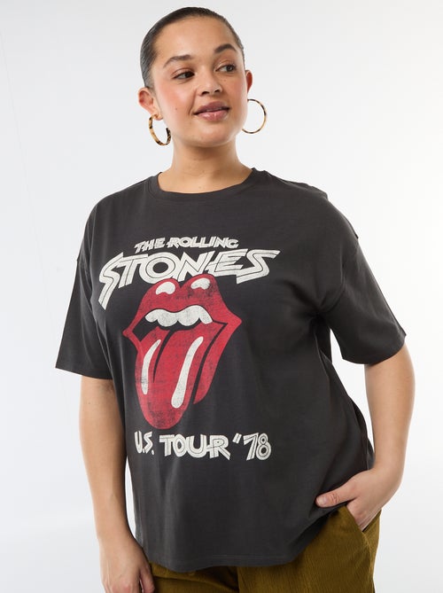 Rolling Stones Short-Sleeve T-Shirt - Kiabi