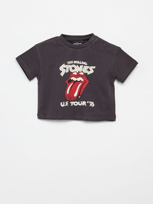 "Rolling Stones" Short-Sleeved T-Shirt - Kiabi