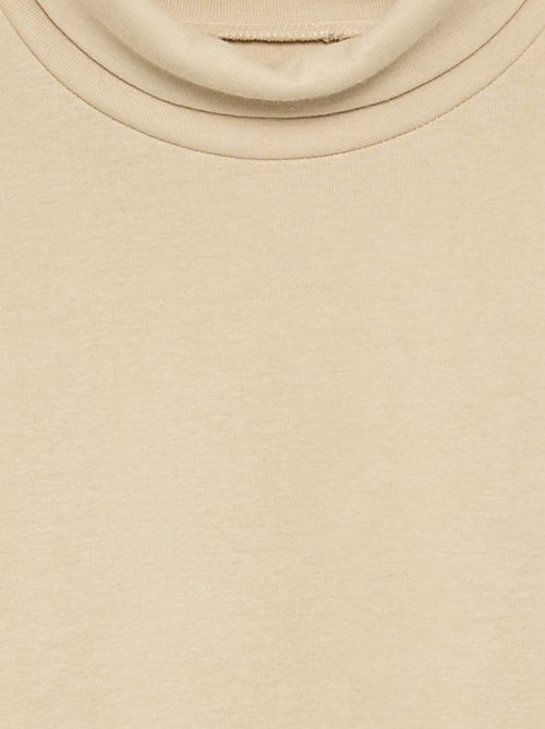 Rollkragenshirt aus Rippstrick - Kiabi