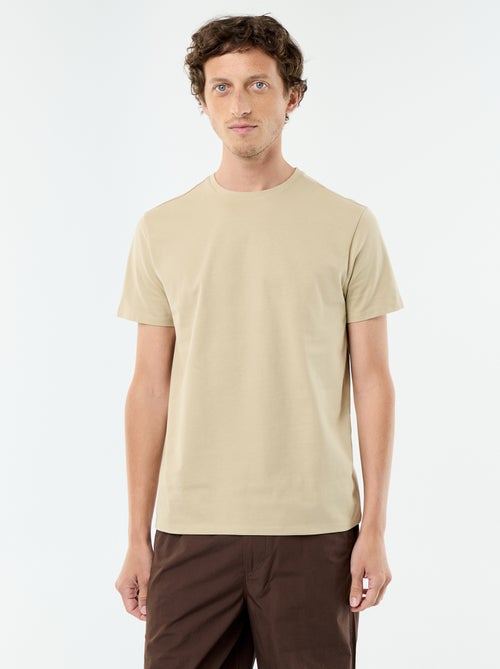 Round Neck Cotton T-Shirt - Tough Cotton™ - Kiabi