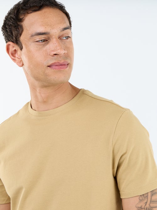 Round Neck Cotton T-Shirt - Tough Cotton™ - Kiabi