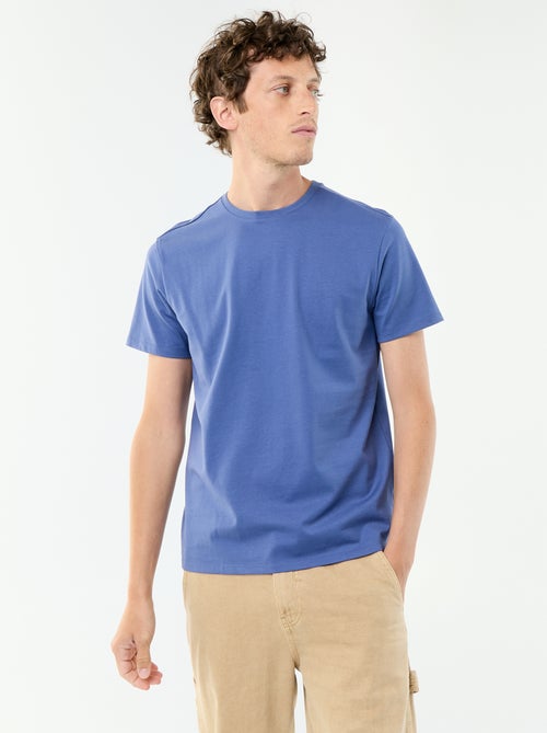 Round Neck Cotton T-Shirt - Tough Cotton™ - Kiabi
